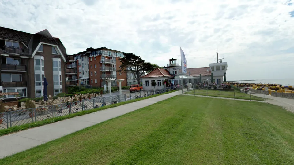 Über den Dächern von Cuxhaven Duhnen