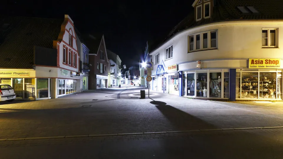 Schloss Ritzebüttel bei Nacht